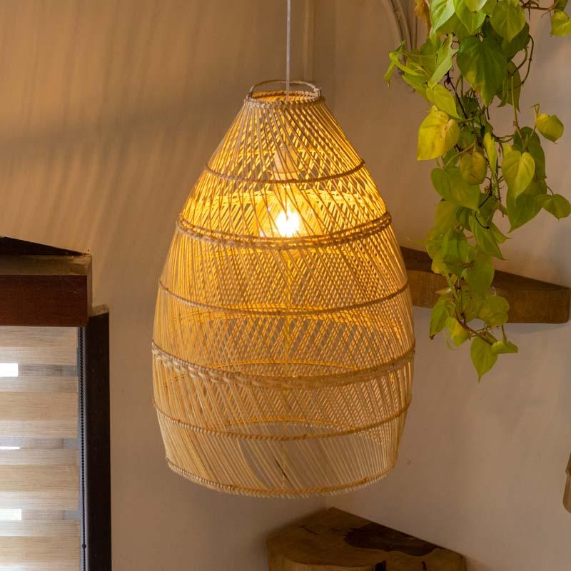 Luminária Kuil Rattan - Vista principal